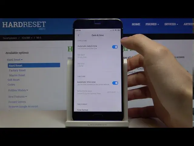 Video thumbnail for How to Set Up Time and Date on XIAOMI MI 6 - Change Date and Time
