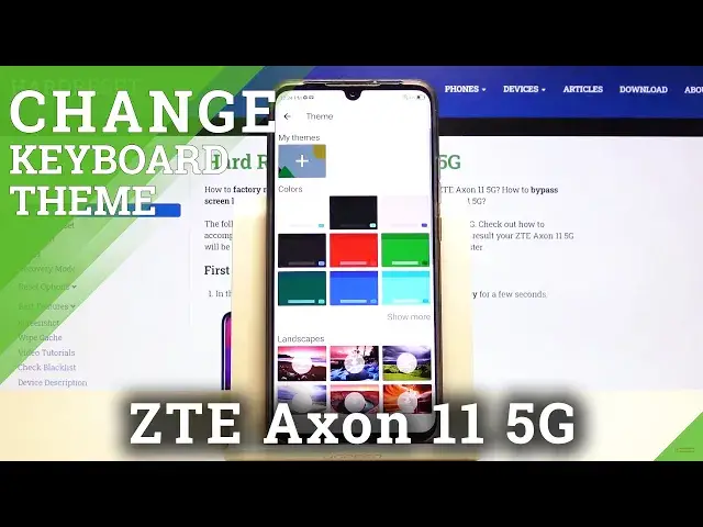 Video thumbnail for How to Change Keyboard Theme on ZTE Axon 11 5G – Personalize Keyboard