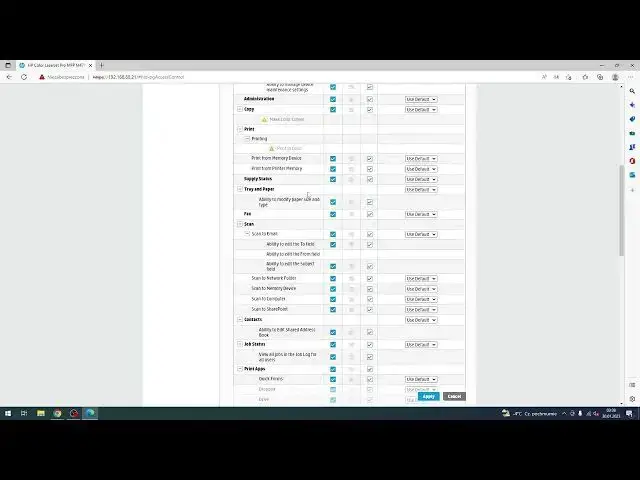'Video thumbnail for Restrict acces to the features for guests on Hp Color LaserJet Pro and normal users Hp LaserJet Pro'