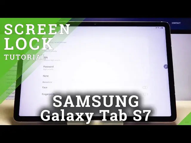 'Video thumbnail for How to Set Up Screen Lock on SAMSUNG Galaxy Tab S7 – Change Screen Lock'