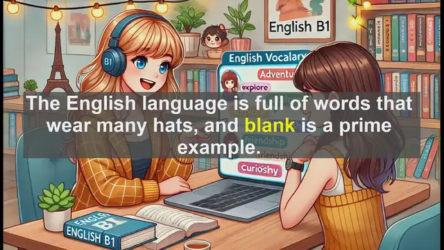 Video thumbnail for 2500 Must Know CEFR B1 Vocabulary - Understanding 'Blank': A B1 Level English Vocabulary Guide