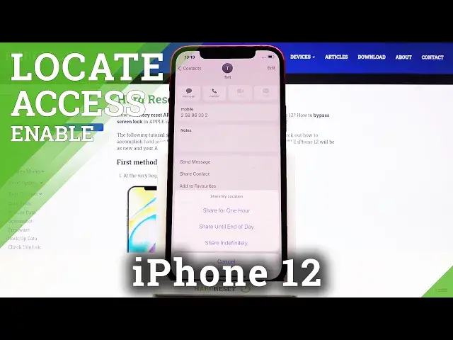 Video thumbnail for How to Share Location in iPhone 12 – Geolocation Position