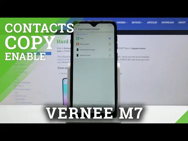 Video thumbnail for How to Copy Contacts in VERNEE M7 – Duplicate & Relocate Contacts