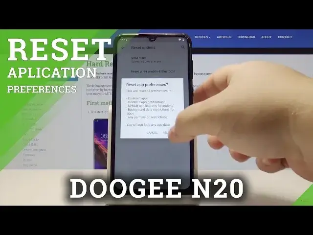 'Video thumbnail for How to Reset App Preferences in DOOGEE N20 - Restore App Settings'