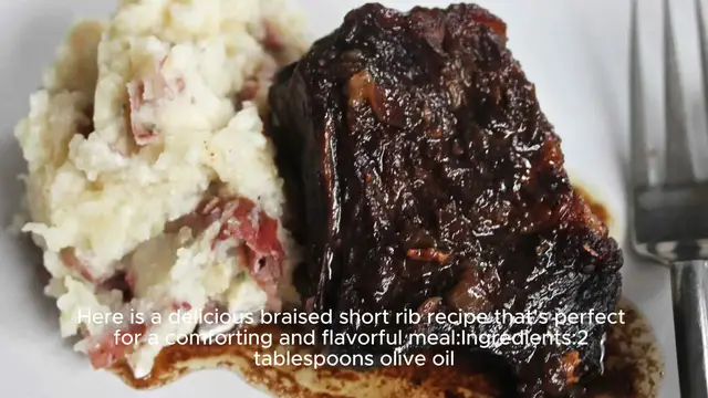 Video thumbnail for Short ribs recipe