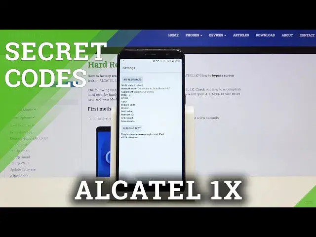 Video thumbnail for Secret Codes on ALCATEL 1X – Testing Menu & Hidden Options