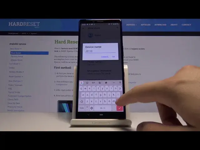 Video thumbnail for How to Change Device’s Name in SONY Xperia 1 – Find Personalization Options