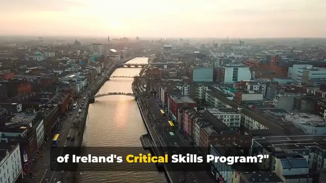 Video thumbnail for Ireland's Critical Skill Program  A Gate for immigrants