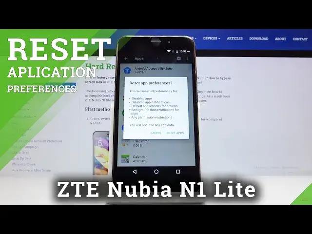 'Video thumbnail for How to Reset App Preferences in ZTE Nubia N1 Lite – Reset Apps'