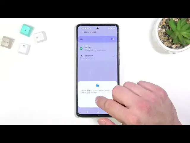 'Video thumbnail for How to Change Alarm Sound in SAMSUNG Galaxy A52 - Open Alarm Clock Settings'