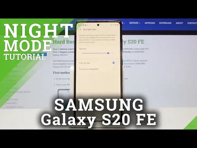 Video thumbnail for How to Activate Eye Comfort Mode in SAMSUNG Galaxy S20 FE – Enable Night Shift Mode