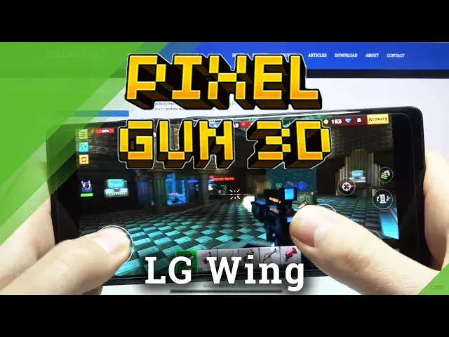 Video thumbnail for Gameplay of Pixel Gun 3D on LG WING - Efficiency Test