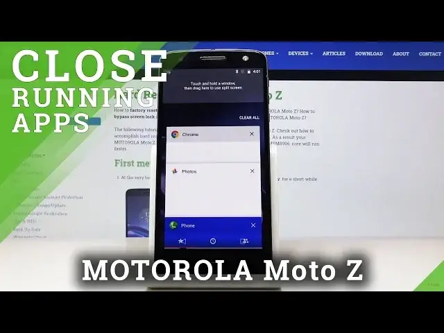 'Video thumbnail for How to Close All Running Apps at Once on Motorola Moto Z – Free RAM Memory'