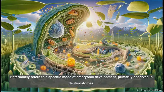 Video thumbnail for Enterocoely in biology - meaning, definition and examples