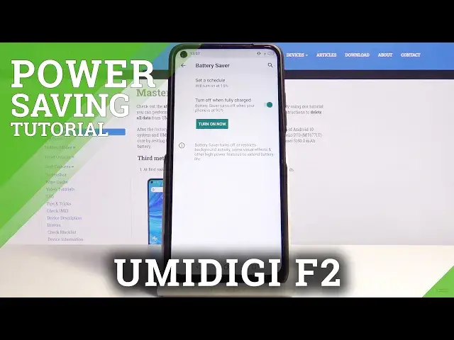 'Video thumbnail for How to Activate Power Saving Mode in UMIDIGI F2 – Save Battery'