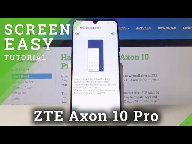 Video thumbnail for How to Activate One-Hand Mode in ZTE Axon 10 Pro – One-Handed Feature