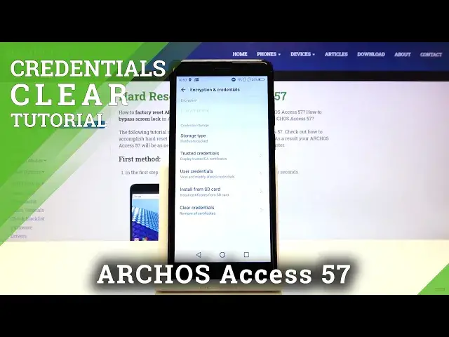 'Video thumbnail for How to Remove All Certificates in ARCHOS Access 57 - Clear Credentials'