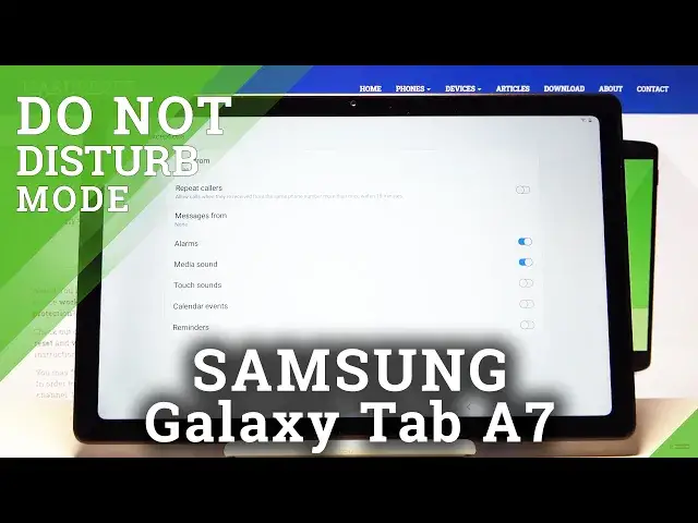 Video thumbnail for How to Enable Do Not Disturb Mode on SAMSUNG Galaxy TAB A7 2020 -  Block Sounds