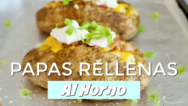 Video thumbnail for Receta de Papas Rellenas Al Horno | Cómo Hacer Papas Al Horno | SyS