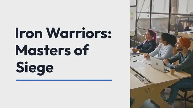 Video thumbnail for Iron Warriors: The Ruthless Masters of Legendary Siege Warfare In The 40k Realm