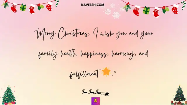 Video thumbnail for Merry Christmas wishes for family