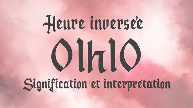Video thumbnail for 💮 HEURE INVERSÉE 01h10 - Signification et Interprétation angélique
