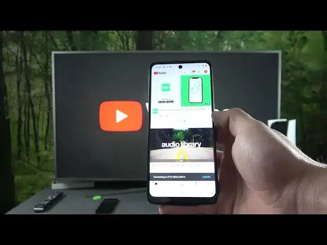 'Video thumbnail for MOTOROLA Moto E32s & YouTube App - Cast Phone Screen on TV with YouTube'