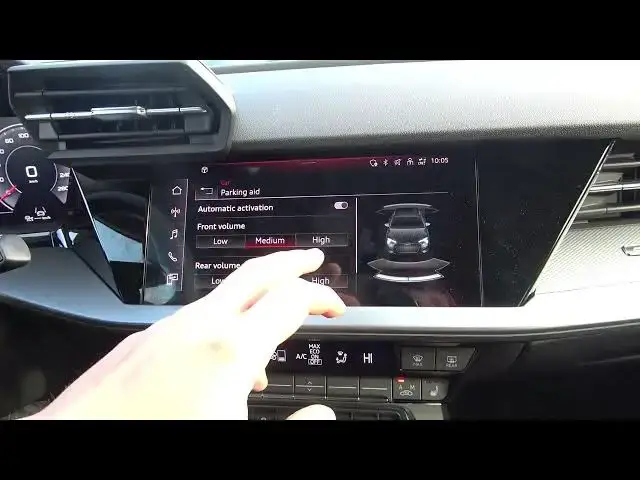 Video thumbnail for How to Find and Manage Park Aid Menu in Audi A3 8Y ( 2020 - now ) - Change Park Aid Volume