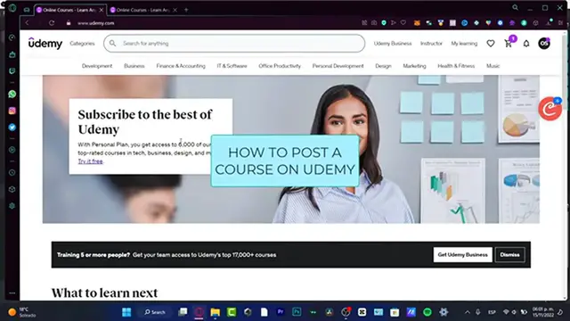 'Video thumbnail for How to Upload & Sell a Udemy Course (Step by Step)  Sell Online Udemy Courses'