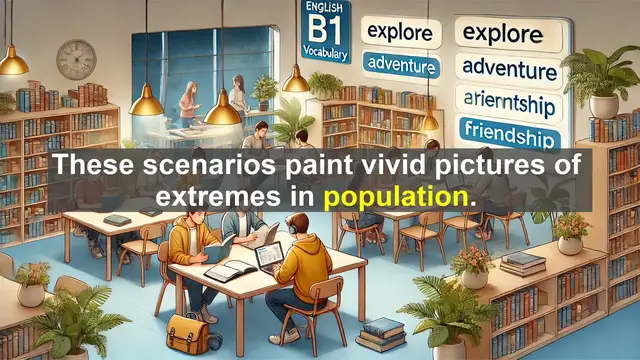 Video thumbnail for 2500 Must Know CEFR B1 Vocabulary - Understanding 'Population': From City Demographics to Ecosystems