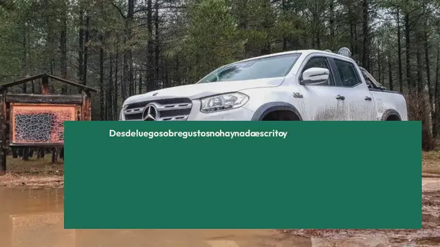 Video thumbnail for Mercedes Clase X, el pick-up de lujo de Mercedes.