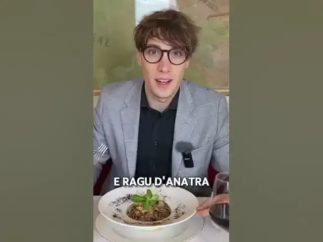 Video thumbnail for Tagliolini al caffè con ragù d'anatra, carciofi e menta per un piatto dal sapore unico! #food