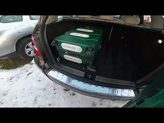 'Video thumbnail for How Much Luggage will fit in the Trunk of Mercedes GLK Off-roader ( 2008 – 2011 ) | Trunk Capacity'