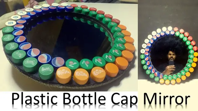 Video thumbnail for Diy plastic bottle cap mirror। বোতলের ঢাকনা  দিয়ে আয়না তৈরি করা
