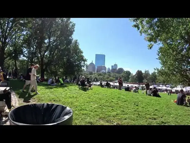 Video thumbnail for Boston 4K Walking Tour of Boston Common - Freedom Fest Weed Cannabis