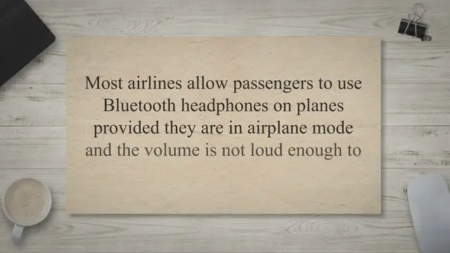Video thumbnail for Can You Use Bluetooth Headphones on a Plane: A Quick Guide In 2023!
