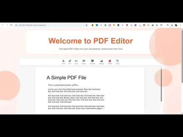 Video thumbnail for Build a Ultimate PDF Editor to Edit & Annotate PDF Using jsPDF,Html2Canvas & PDF-LIB in Browser