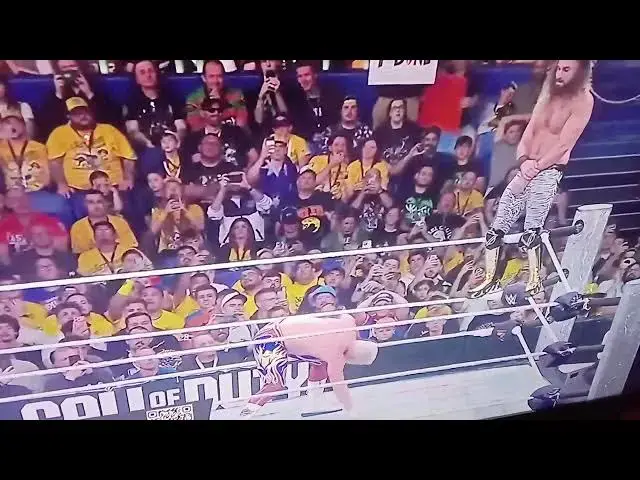 Video thumbnail for Seth rollins is the new double champion!!