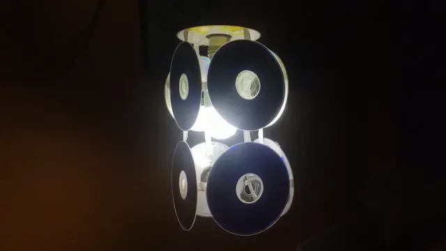 Video thumbnail for Recycled Ceiling Lamp With Old CD | Recycled Craft Ideas