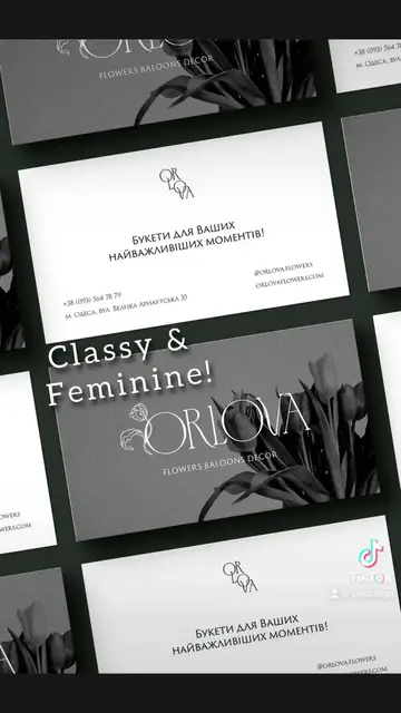 'Video thumbnail for Orlova Florist Business Card'