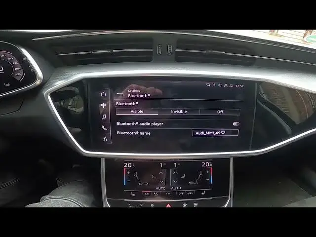'Video thumbnail for How to Enable or Disable Bluetooth in Car Radio in Audi A6 C8 ( 2018 - now )'