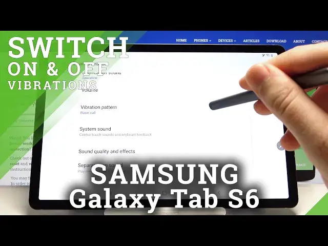 'Video thumbnail for How to Change Vibration Pattern in SAMSUNG Galaxy Tab S6 – Find Vibration Options'