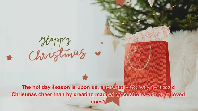 Video thumbnail for What Are The Best Christmas DIY Craft Ideas For Families?