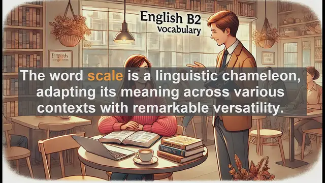 'Video thumbnail for 1500 Must Know CEFR B2 Vocabulary - Understanding the Word 'Scale': Meanings, Uses, and Common Errors'