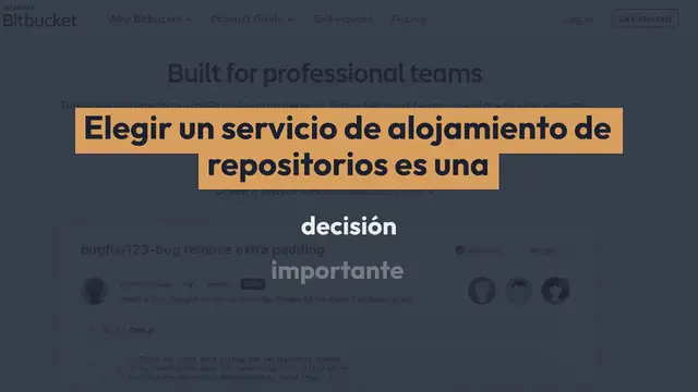 Video thumbnail for Bitbucket vs GitHub: ¿Qué repositorio de código es mejor para tus proyectos de desarrollo?