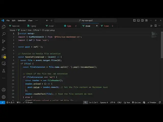 Video thumbnail for Build a Vue.js 3 Markdown Files Parser Viewer & Renderer in Browser Using markdown-it Library