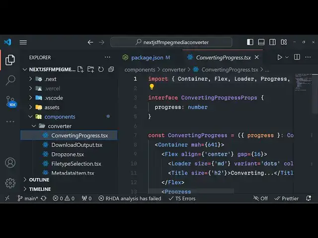Video thumbnail for Build a Next.js FFMPEG WASM Video & Audio Converter With Progressbar in Browser Using TypeScript