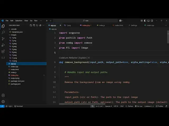 Video thumbnail for Claude AI gave me this Python Script Which Removes Background From Images Unlimited For FREE Forever