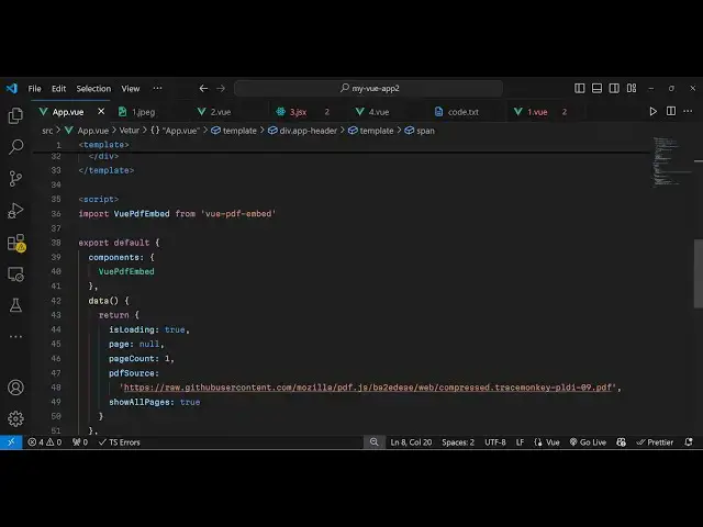 Video thumbnail for Build a Vue.js 3 PDF Viewer to Embed PDF From URL With Controls Using vue-pdf-embed in TS