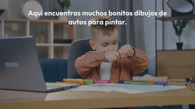 Video thumbnail for Dibujos de autos para pintar